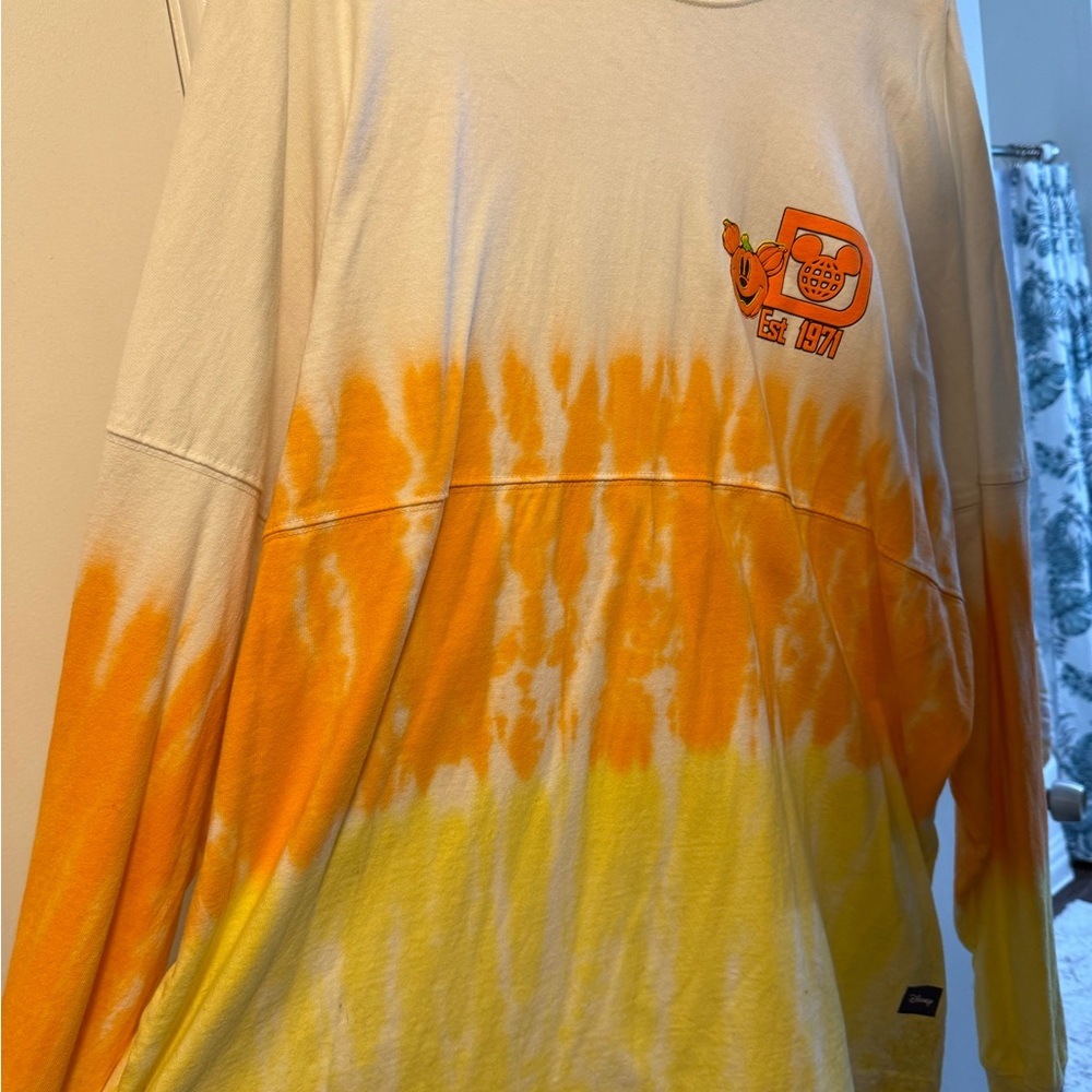 Vibrant Halloween DW JerseyTie-Dye Long Sleeve Top